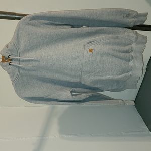 Carhartt Midweight Hooded Sweathirt Size: Medium Color: Light Gray